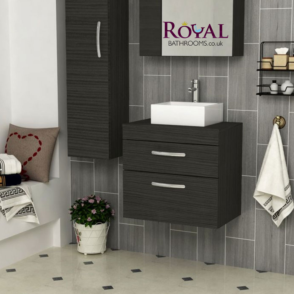 Wall-Hung-Countertop-Vanity-Units-With-Square-Basin